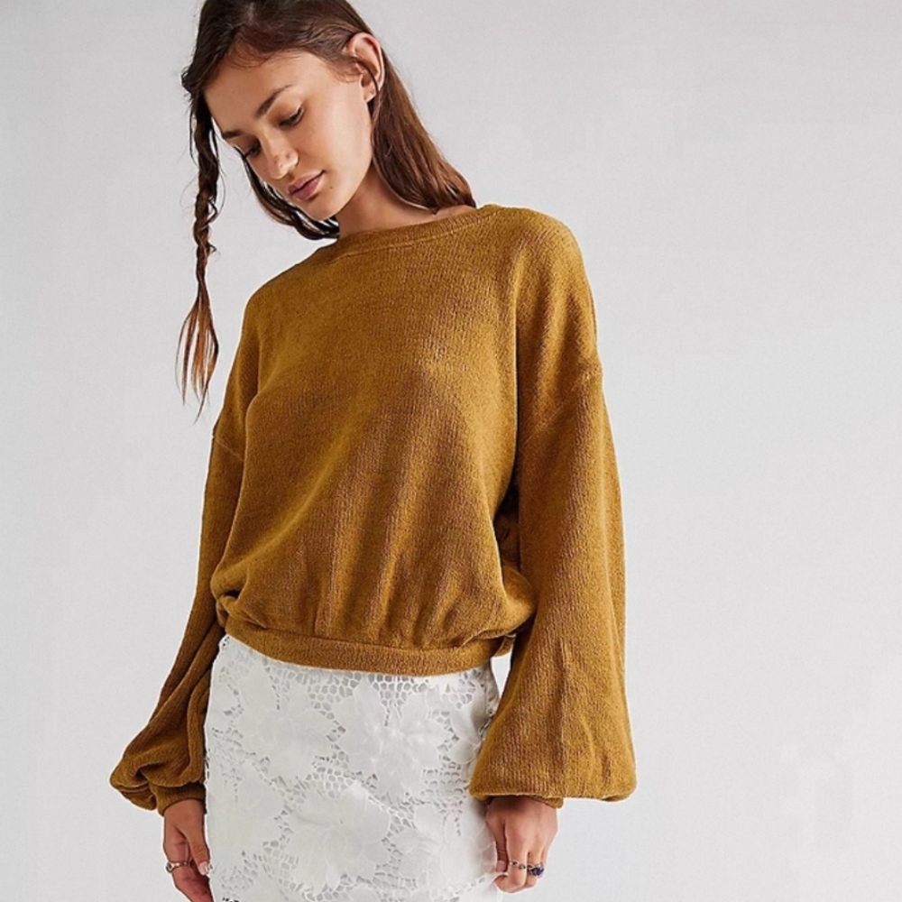 NWT Free People Beach Happy Pullover Sweater
